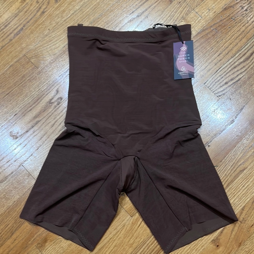 NWT Honeylove Shapewear color mocha super power short size XL.